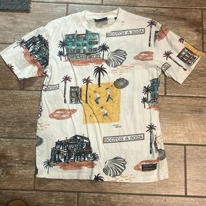 Scotch and Soda, summer print tshirt, size small, worn once